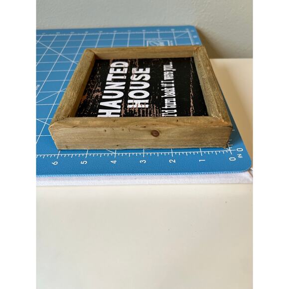 Halloween Mixed Wooden Plastic decorative lot of 6 - Picture 9 of 14